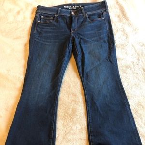 American eagle kick boot boot cut jeans 14 short
